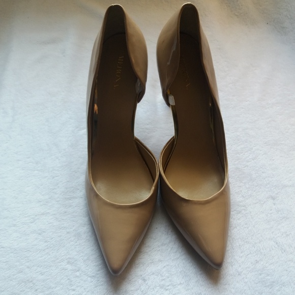 MERONA D'Orsay Womens Tan Heels Size 9.5 - Picture 2 of 8